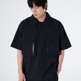 Lightweight Waterproof Zipper Pocket Short-Sleeve Shirt