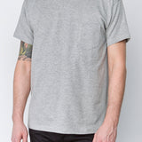 Round Neck Short Sleeves Pocket T-shirt