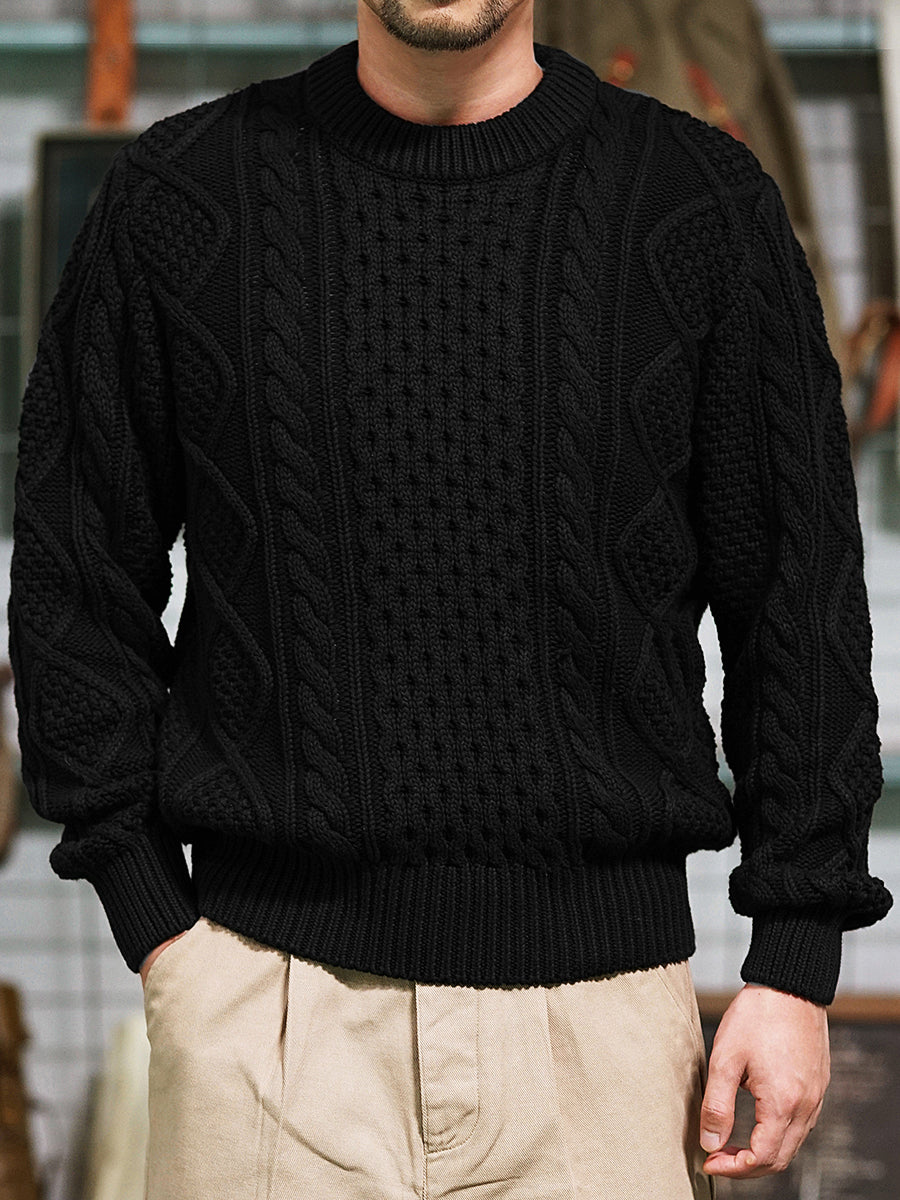 Woven Twist Sweater