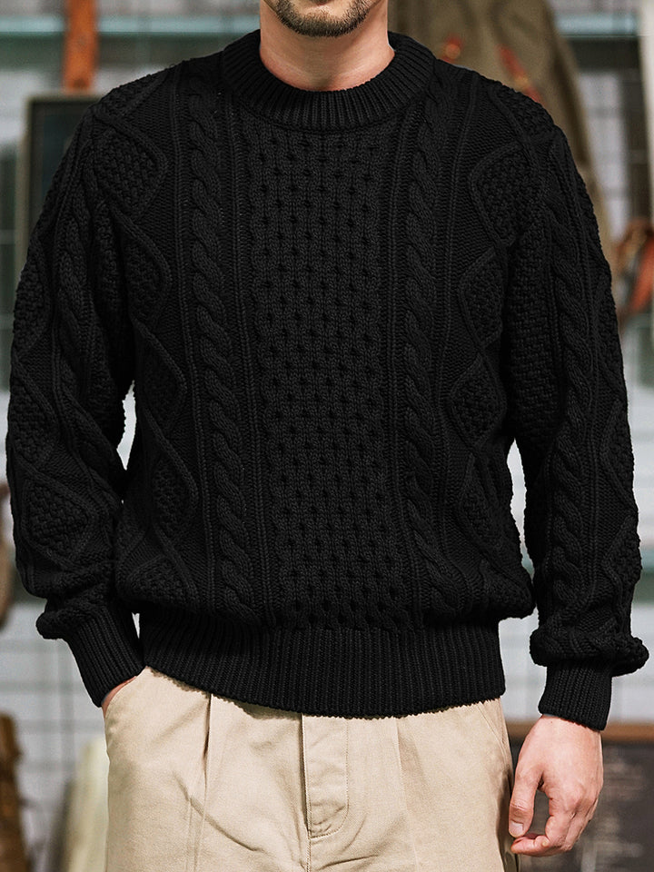 Woven Twist Sweater