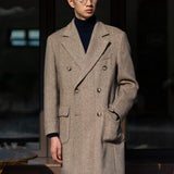 British Slim Mid-length Double-breasted Coat