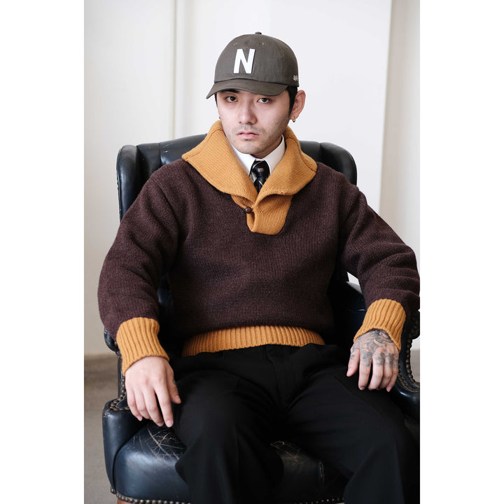 Heavyweight Wool Sweater Coat