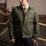 Thickened Loose Canvas Workwear Retro Oil Wax Jacket