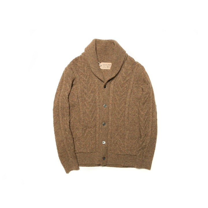 Wool Lapel Cardigan