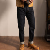 Slim Fit Penny Red Ear Denim Straight Jeans Trousers