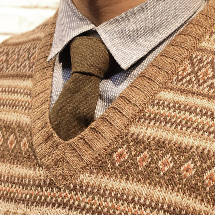 Fair Isle Wool Vest