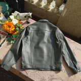 Morandi A+ Grade Sheepskin Jacket: Western Cowboy Style