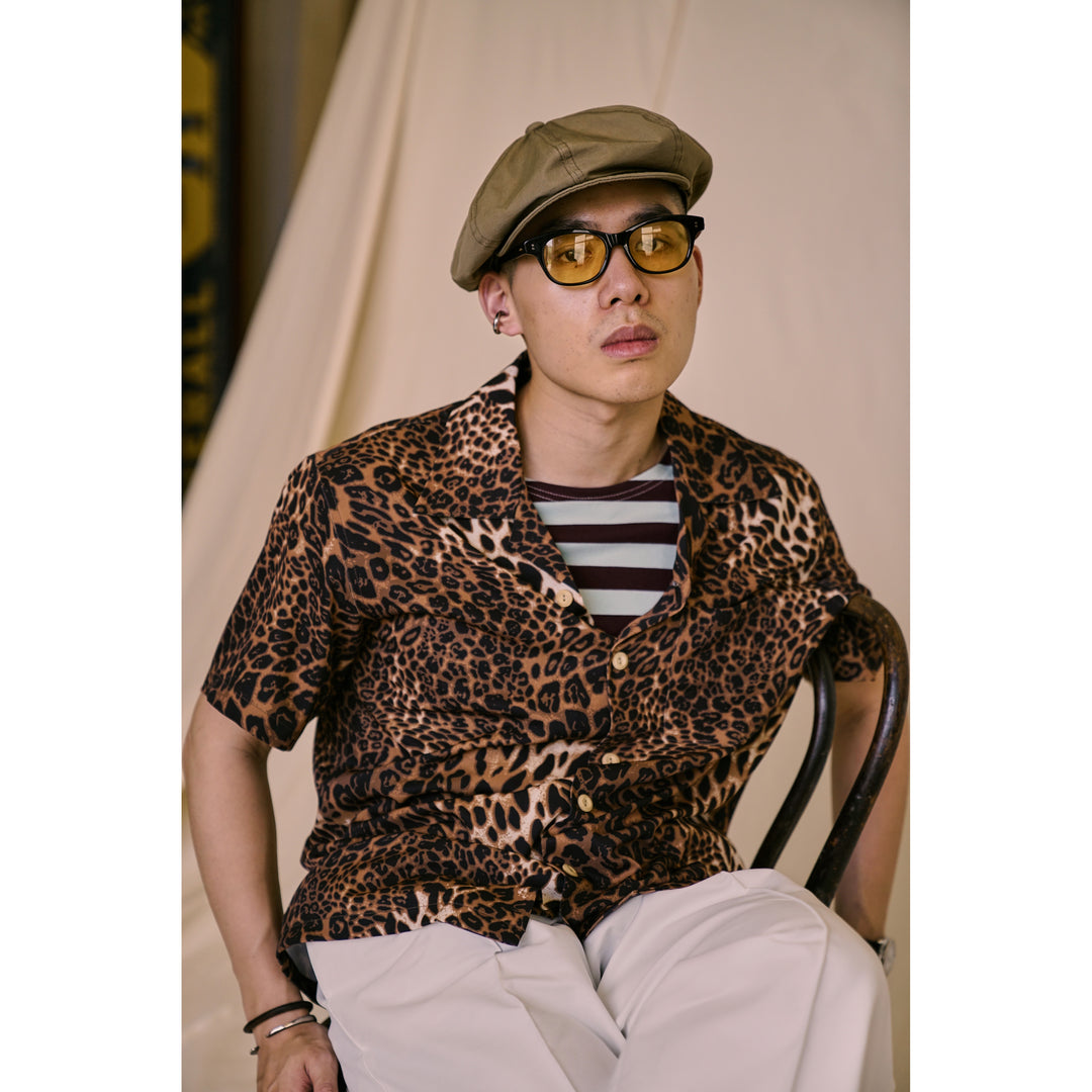 Bold Leopard Aloha Shirt