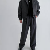 Men's Business Casual Wool Jacket with Korea Purchasing Service