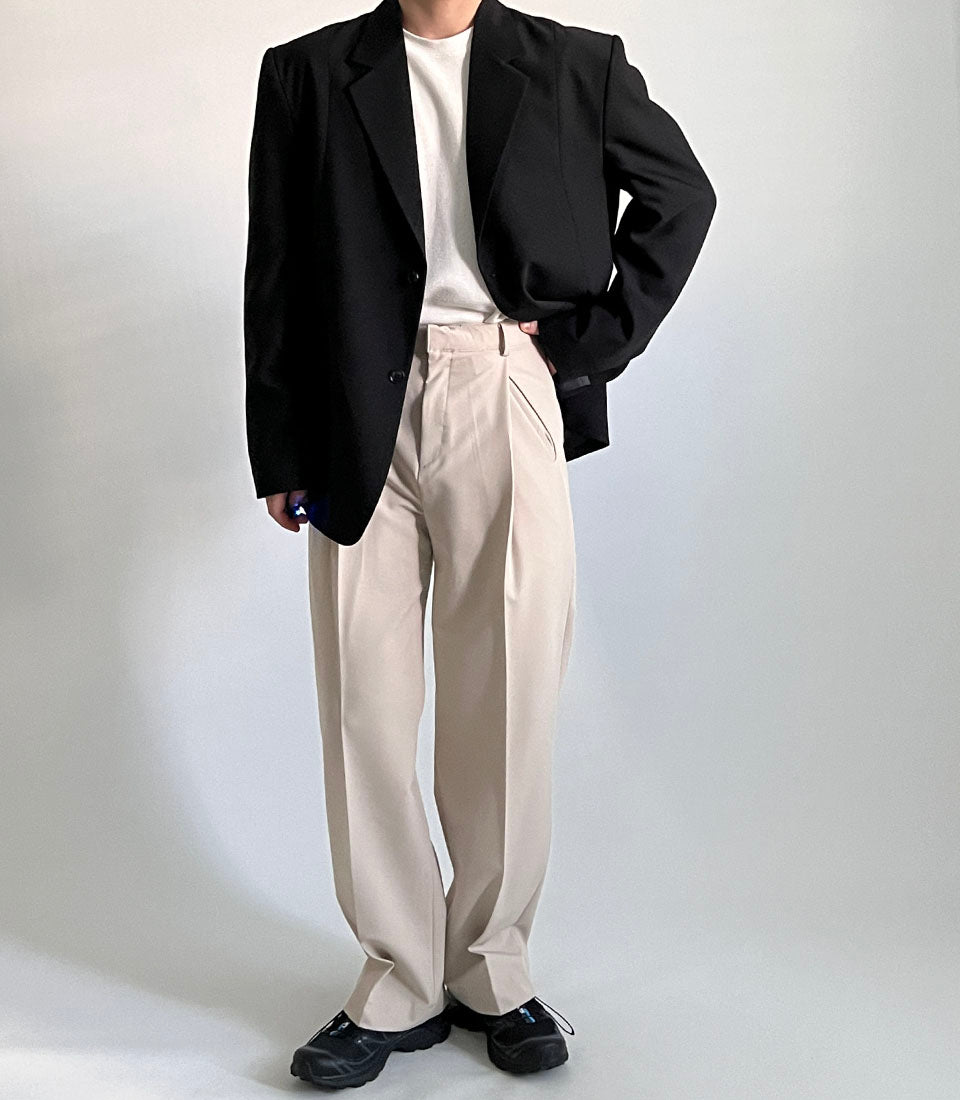 Pocket Straight Trousers