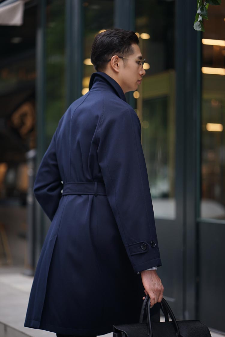 Mid-Length Windbreaker Coat