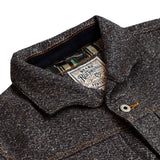 Heavy Thick Woolen Loose Wool Blended Tweed Jacket