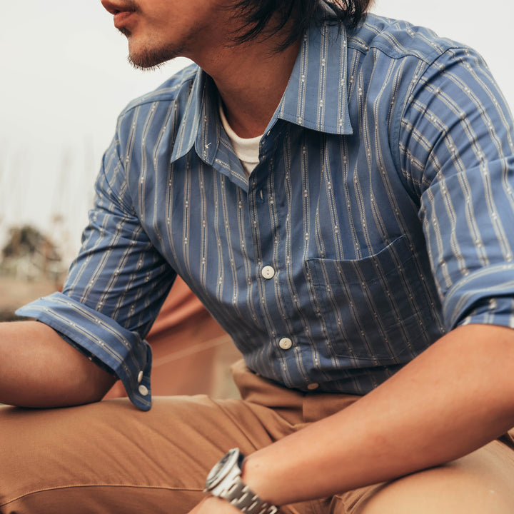 Jacquard Striped Shirt