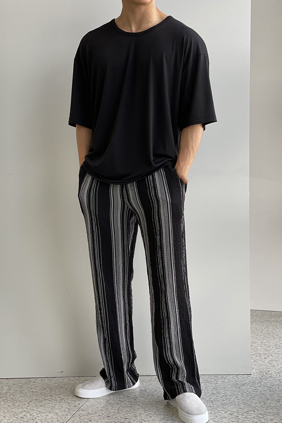 Vertical Stripe Trousers