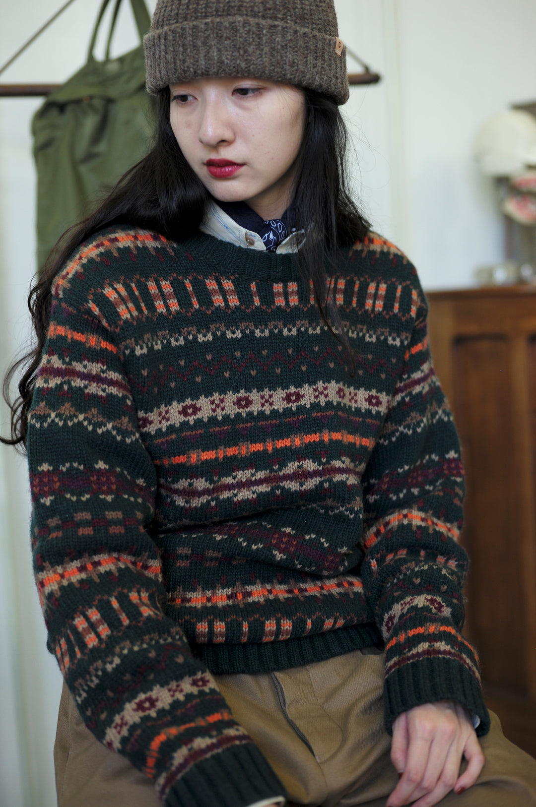 Fair Isle Wool Sweater