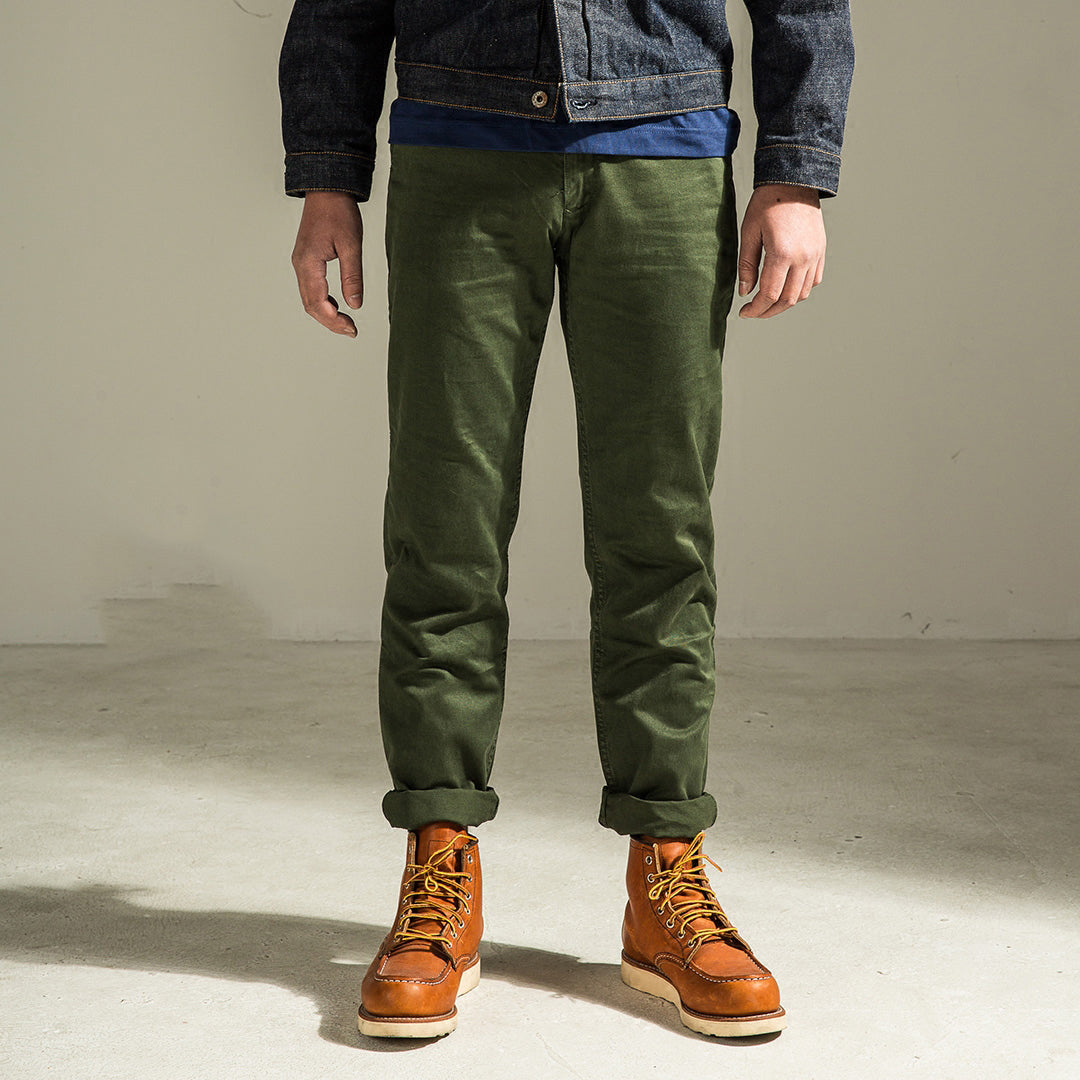 Khaki Chino Trousers