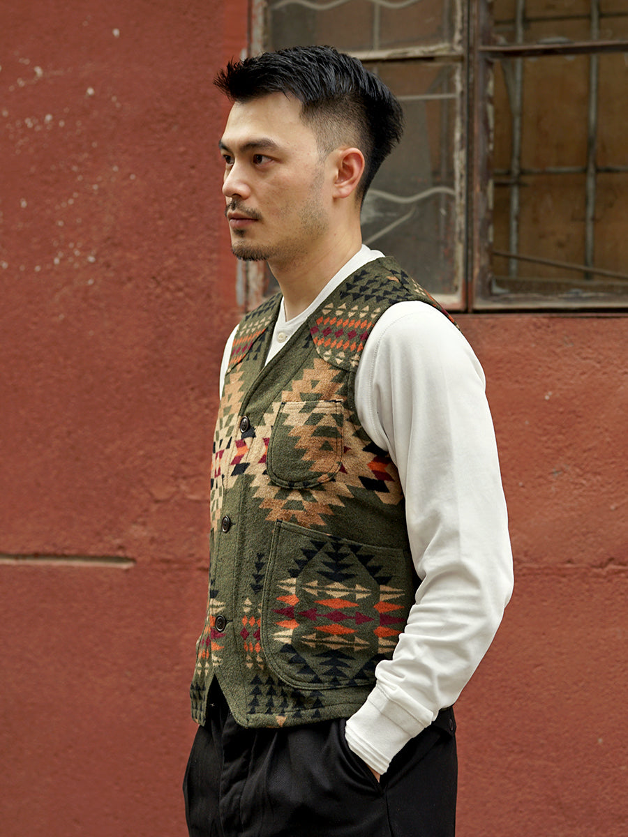 Tweed Safari Vest