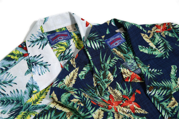 Bamboo Print Hawaiian Shirt