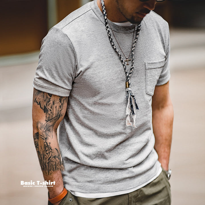 Pocket Half-Sleeved Tee