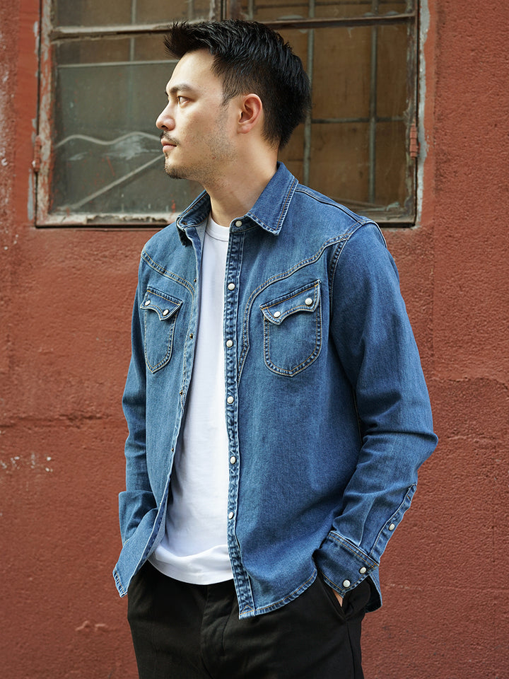 Washed Denim Shirt