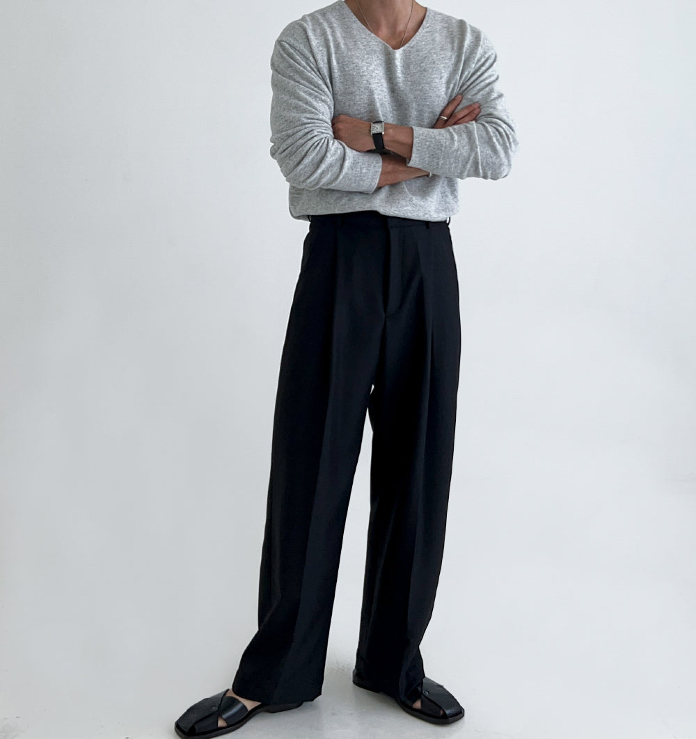 Pleated Drape Trousers