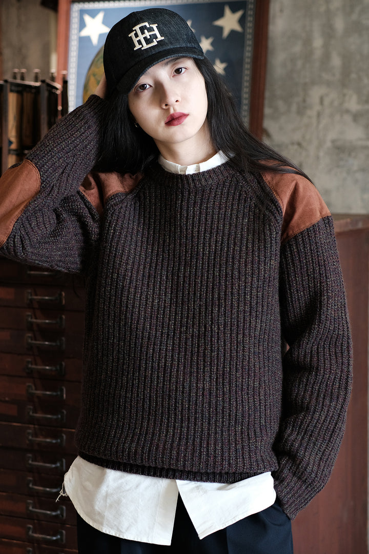 Pigskin and Lamb Wool Sweater