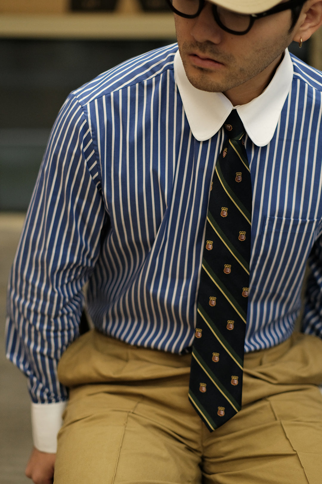 Blue Striped Shirt