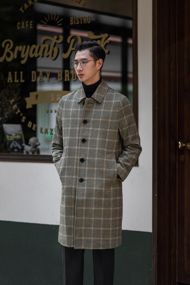 Tweed Mid-Length Coat