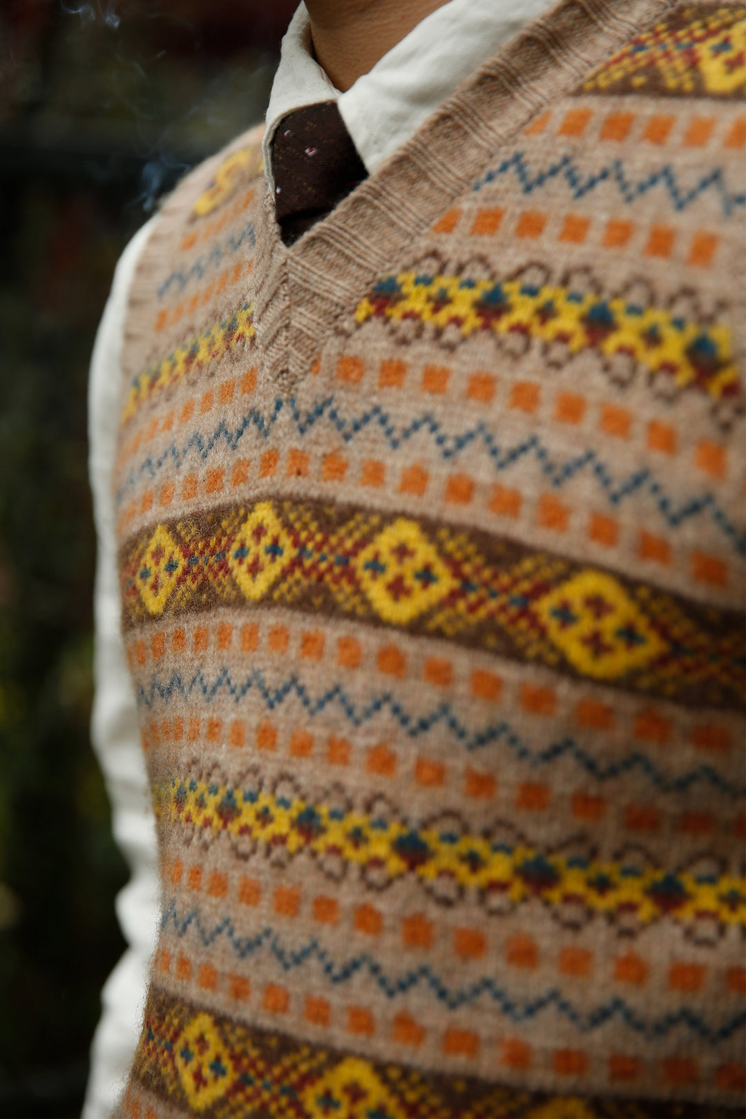 Fair Isle Wool Vest