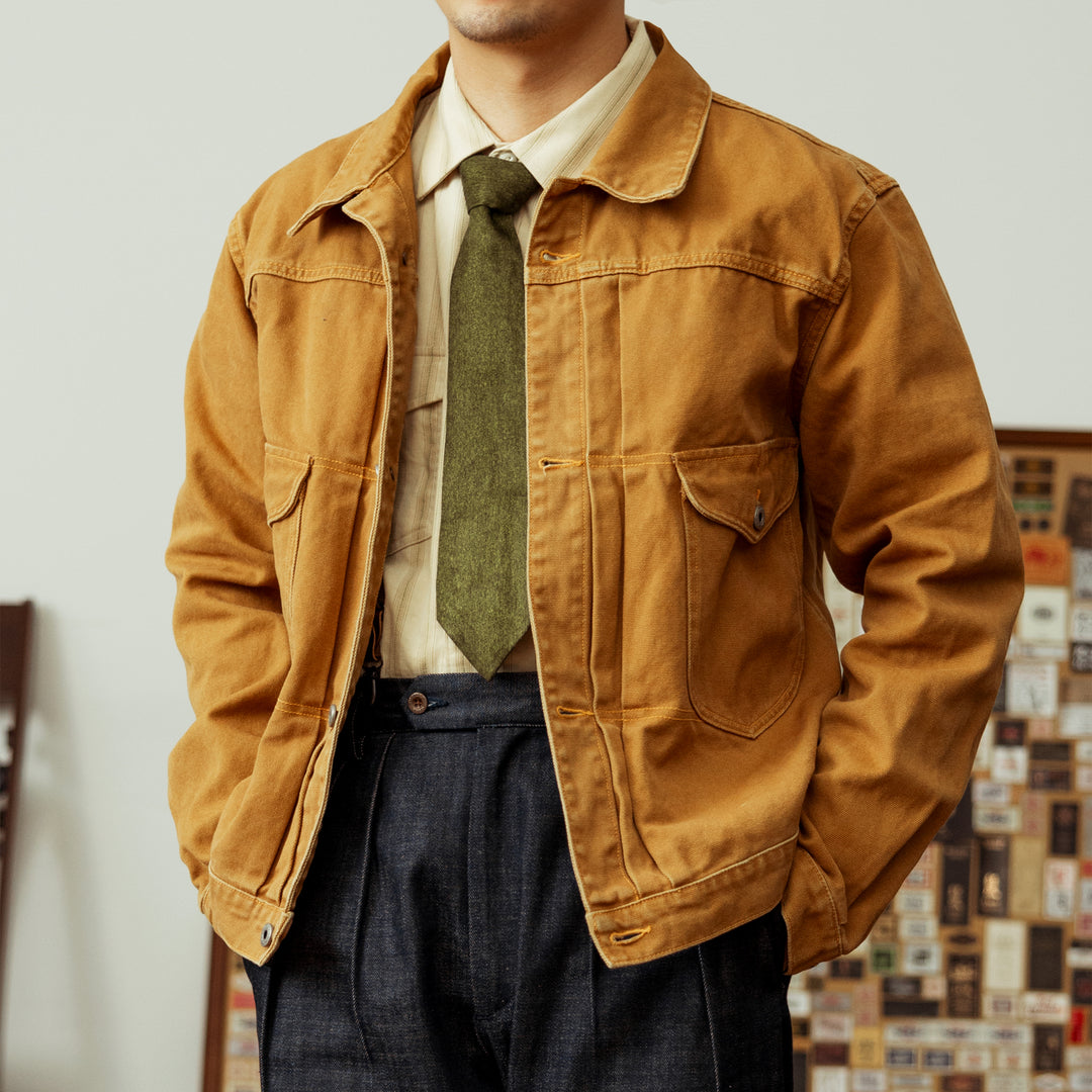 Heavy Wash Buckle Jacket