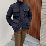 Plus Cotton Thick Section Collar Windproof Warm Jacket