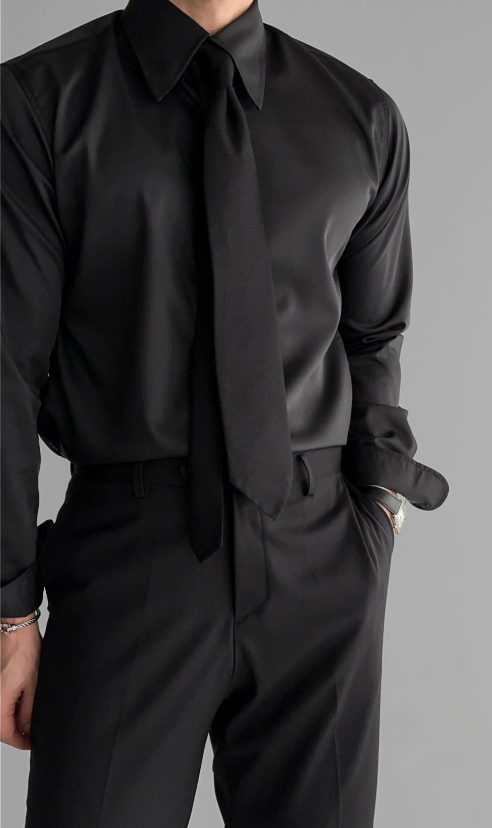 Pointed Collar Wedding Shirt