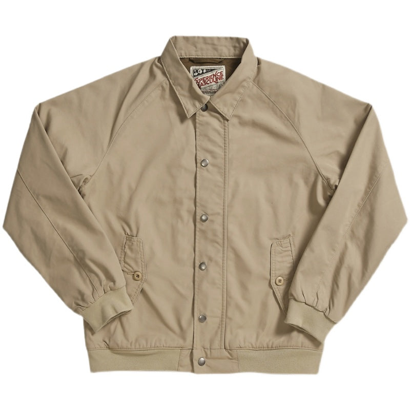 Zippered Harrington Jacket