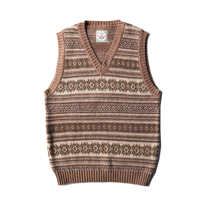 Fair Isle Wool Vest