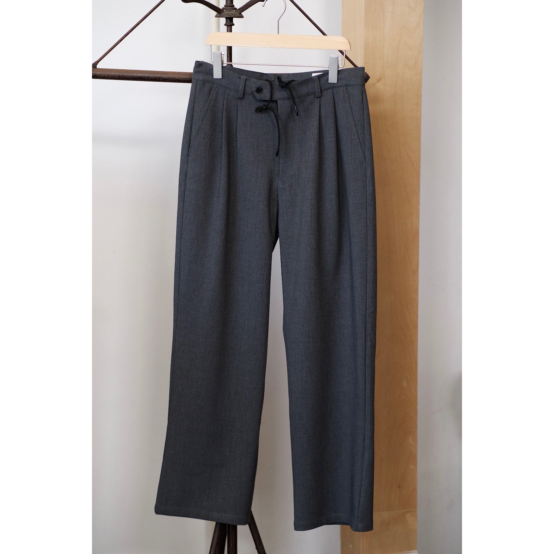 Labor Union Retro All-Match High-Waisted Wide-Leg Trousers