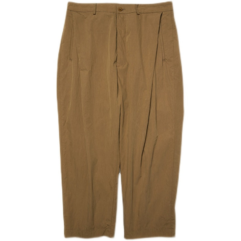 Pleated Khaki Trousers