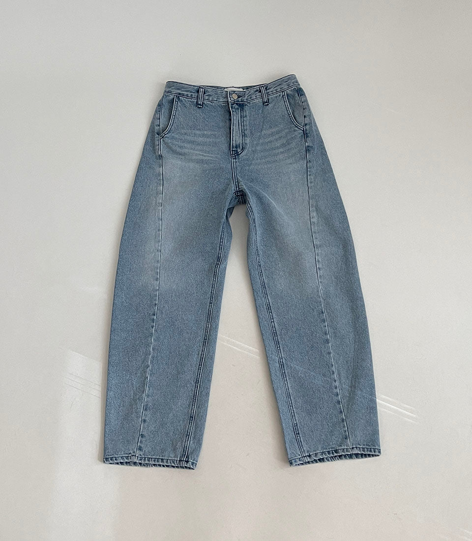 High Waist Washed Jeans