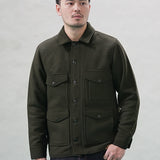 Heavy Wool Warm Melton Wool Coat Jacket