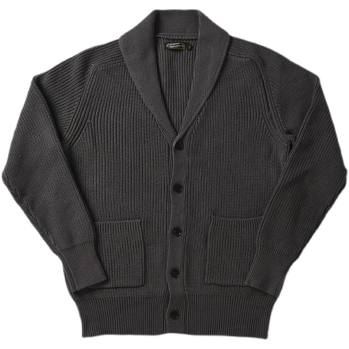 Shawl Collar V-Neck Cardigan