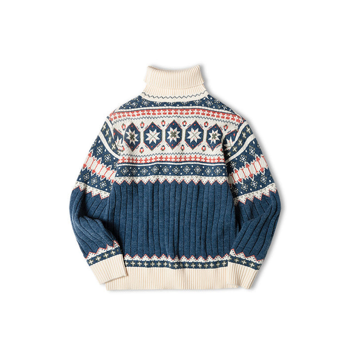 Turnable High-Neck Sweater