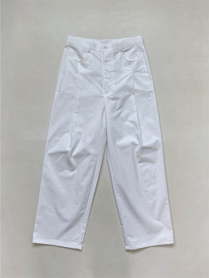 Cotton Tapered Trousers