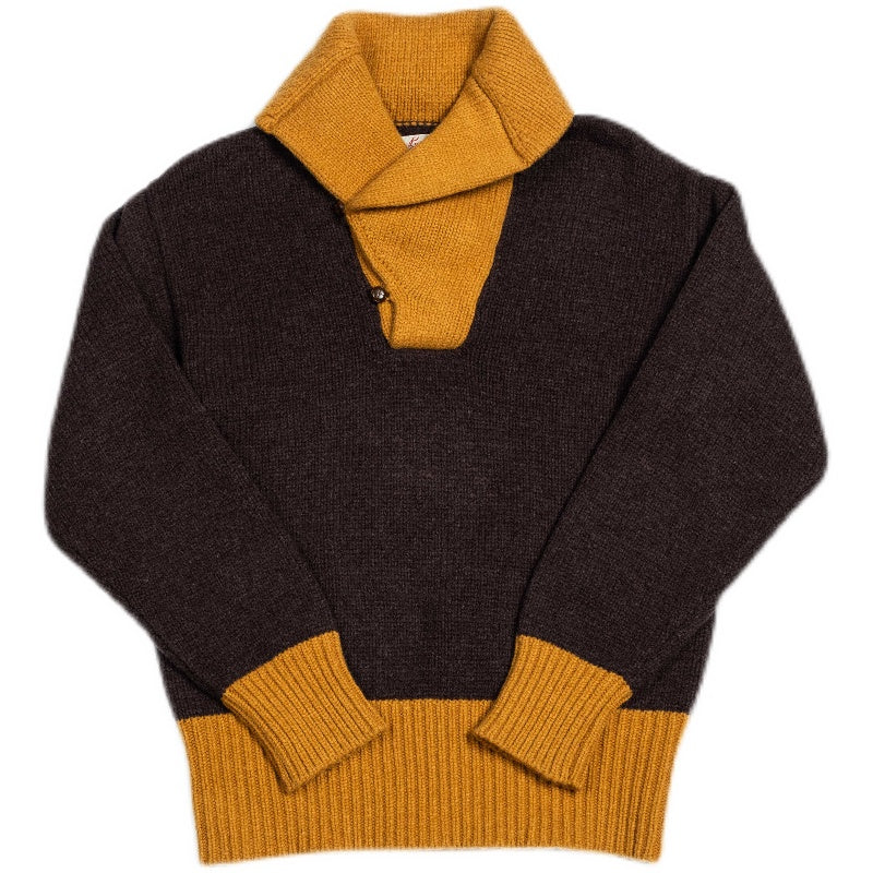 Heavyweight Wool Sweater Coat