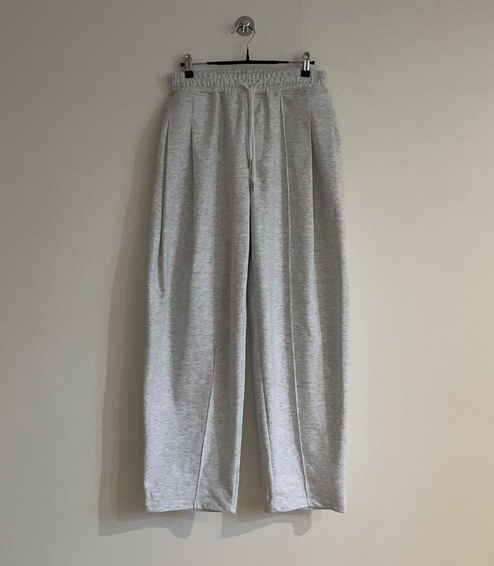 Pleated Cotton Pants