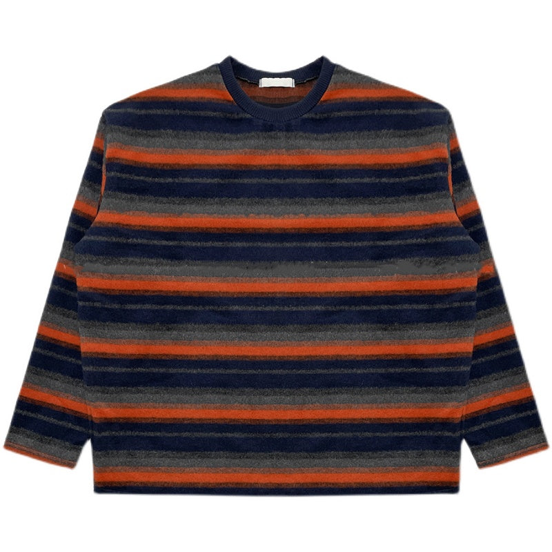 Striped Round Neck Sweater