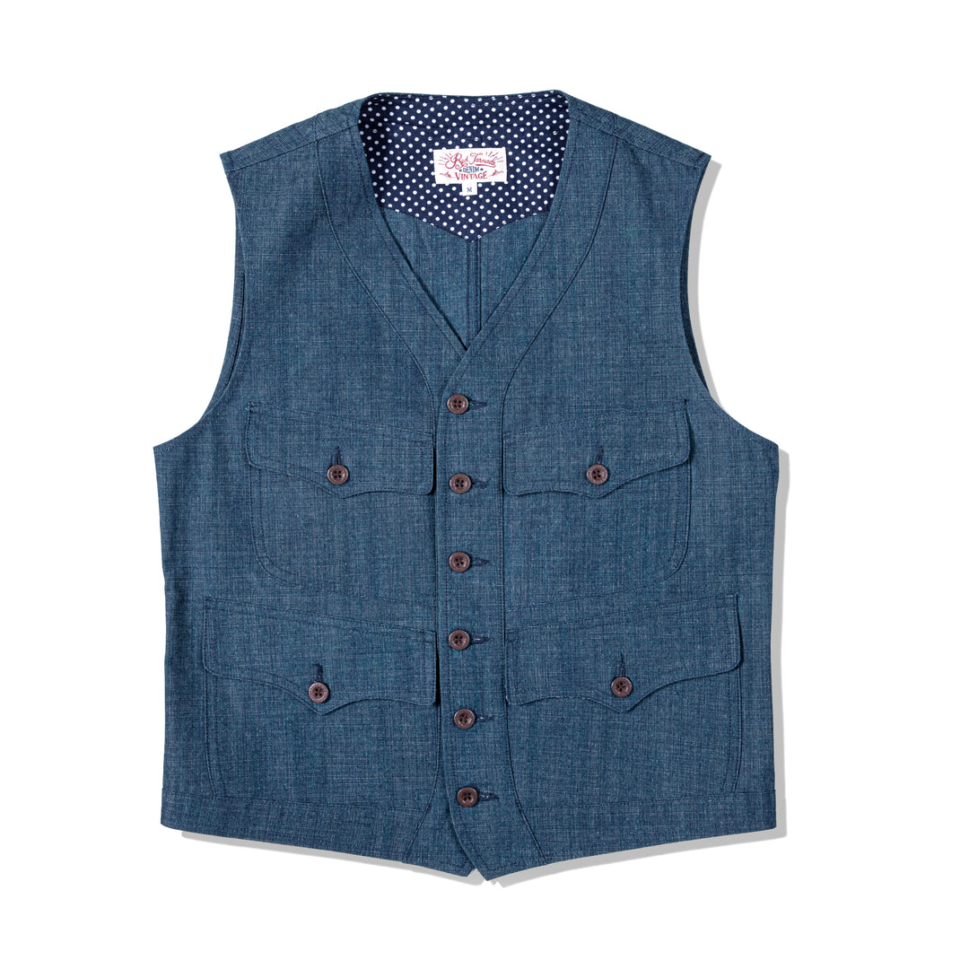 Multi-Bag Denim Vest