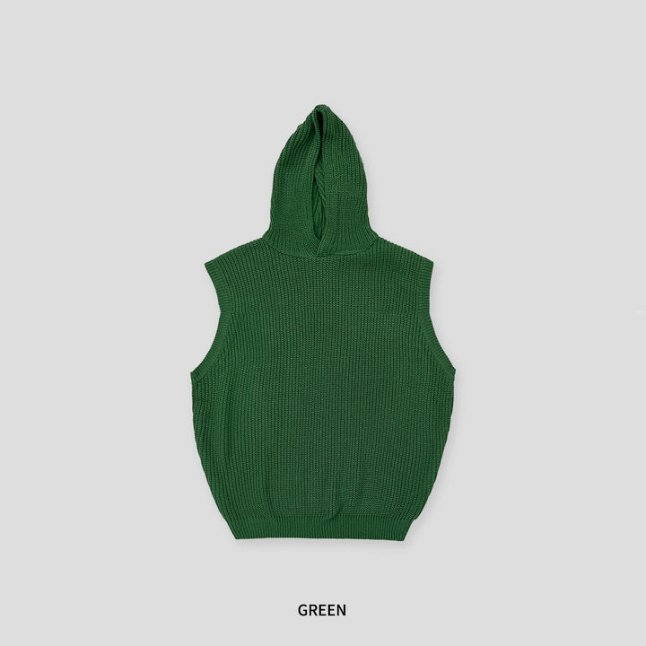 Sleeveless Hooded Vest