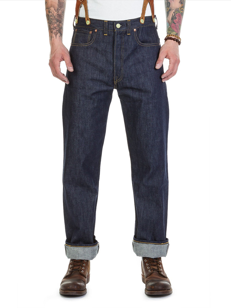 Straight Leg Denim Jeans