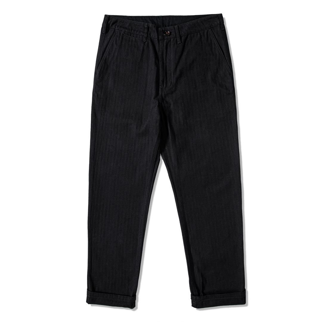 Herringbone Casual Trousers