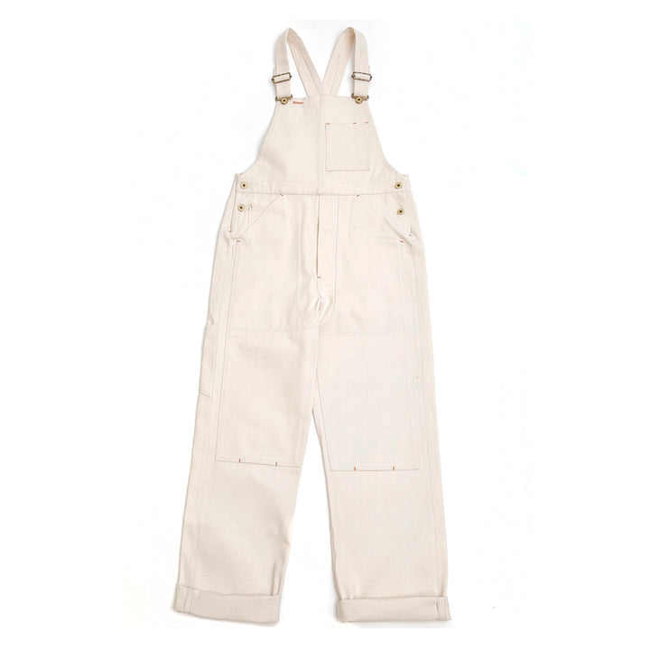 Raw Cotton Denim Overalls