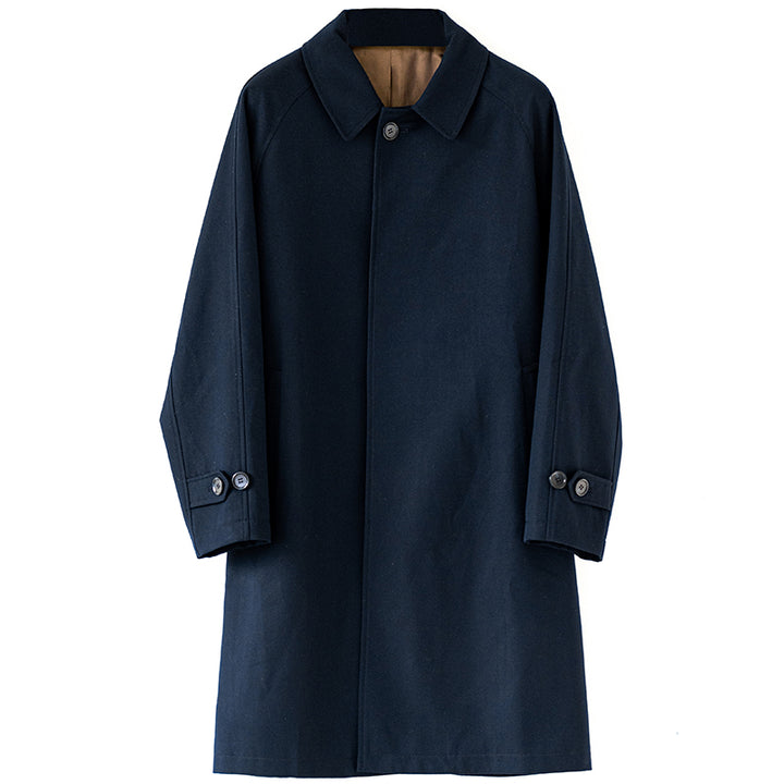 Mid-Length Windbreaker Coat